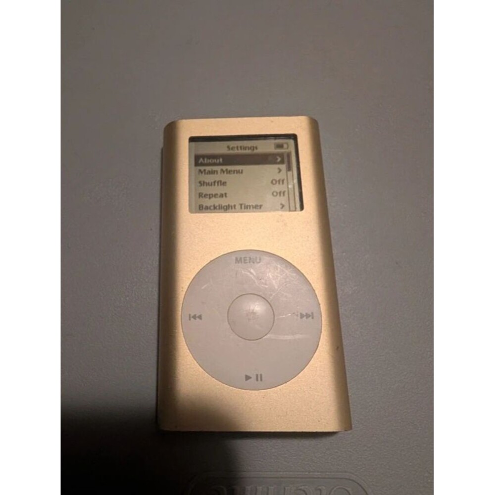 RARE Gold Apple iPod Mini 1st Generation 4GB A1051 Vintage Click Wheel